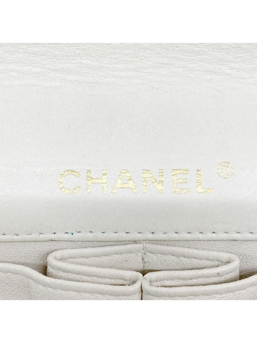Chanel Shoulder Bag Choco Bar Lambskin Beige Gold